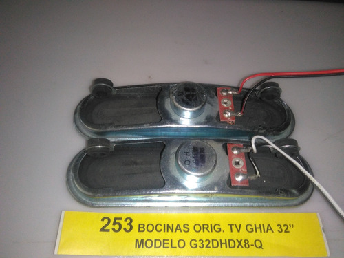 Bocinas Originales Tv Ghia De 32 Modelo G32dhdx8-q (Usado)