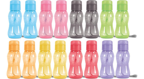 Paquete De 16 Botellas De Agua De 6 Oz Niños, Botellas...