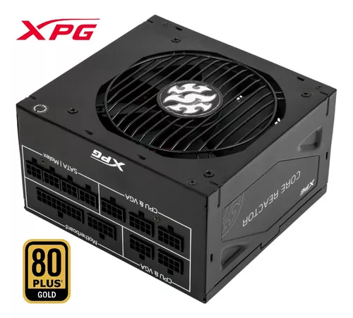 Fuente de Poder PC Gamer XPG Core Reactor 850W Modular 80 Plus Gold