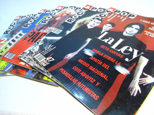 Revista Rock & Pop. Nro 20, 18 , 47, 21, 22. Led Zeppelin.