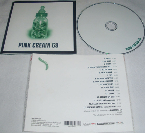 Cd Pink Cream 69 - Food For Thought ( Metal 80s Helloween) (Usado)