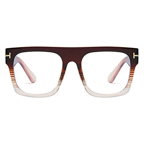 Montura - Unisex Stylish Square Non-prescription Eyeglasses 