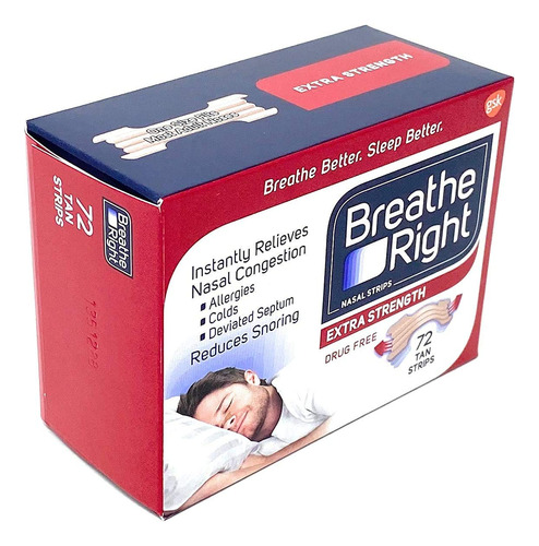 Breathe Right Tiras Nasales Extra