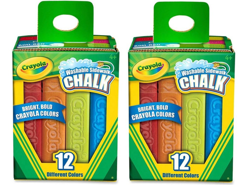Chalk Crayola, 12 Unidades, Paquete De 2