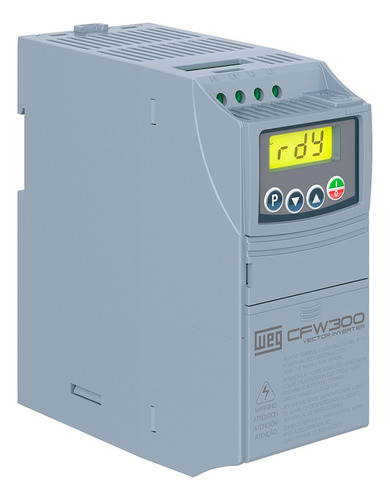 Inversor De Frequência Weg 1,5cv 220-240v 6a Trifás Cfw300