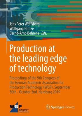 Libro Production At The Leading Edge Of Technology : Proc...