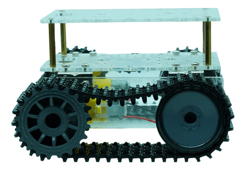 Carro Robot Programable Chasis Tanque Llantas Oruga 2 Pisos