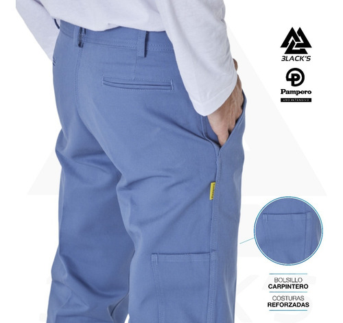 Imagen 4 de 7 de Pantalón De Trabajo Clásico Pampero B/carpintero T. 38 Al 60