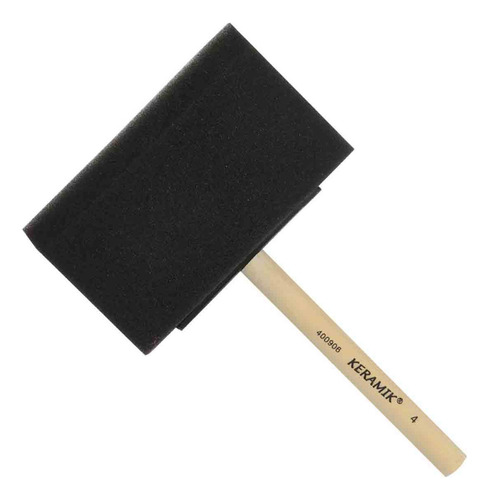 Pincel Mousse Chato Keramik 400906 Nº 4 100mm