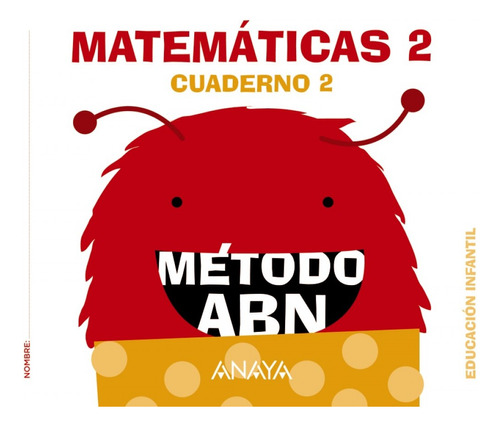 Nivel Ii Cuaderno Matematicas 2 Abn Infantil 4 Anos - 