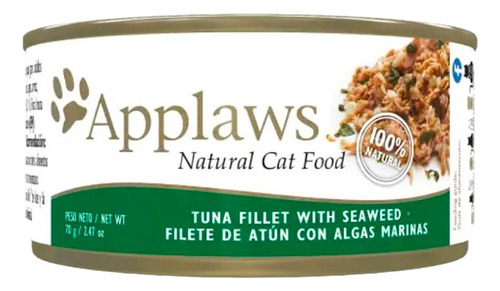 Applaws Filete De Atún Con Algas - Alimento Gato 70gr