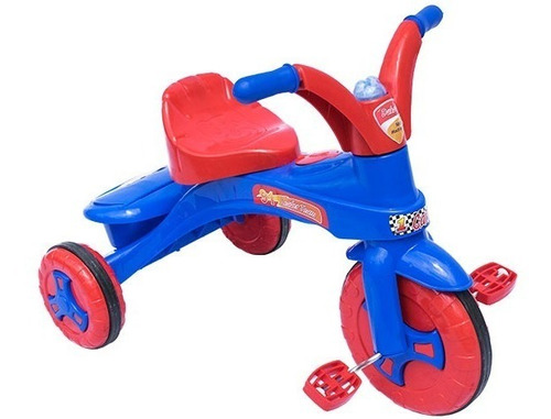 Triciclo Bambino Infantil Niño Niña 3 Colores Montable Azul