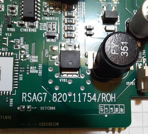 Monoplaca Hisense Led 32a42h. Testeada Ok. Ficha Grande. (Usado)