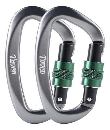 Climbing Locking Carabiner Clip Rappelling 25kn Heavy Duty L