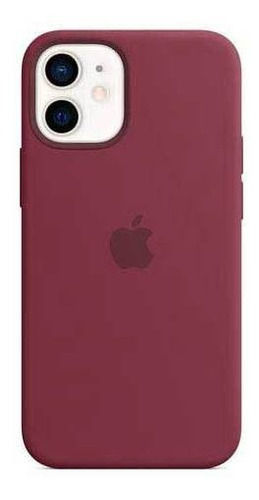 Capa Para iPhone 12 Mini, Silicone Ameixa - Apple - Mhkq3zea Cor Ameixa (roxo) Liso