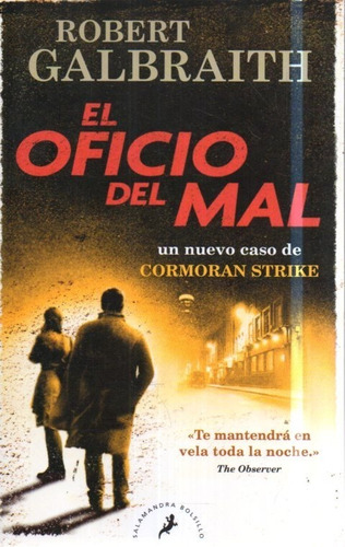 Libro El Oficio Del Mal (cormoran Strike 3)