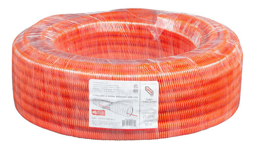 Poliducto Corrugado 3/4 Rollo 50 M