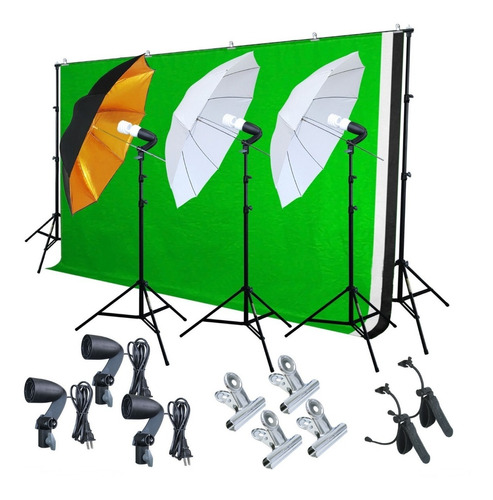 Set De Luces Para Estudio Fotográfico Profesionales Completo