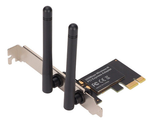 Tarjeta Wifi Para Pc Con Tecnología Pcie 11n, 2 Antenas De G