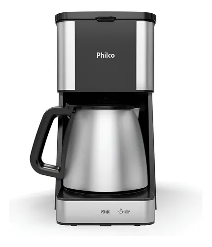 Cafeteira Philco Pcf40c Inox 40 Cafezinhos 1,6l 950w Cor Preto
