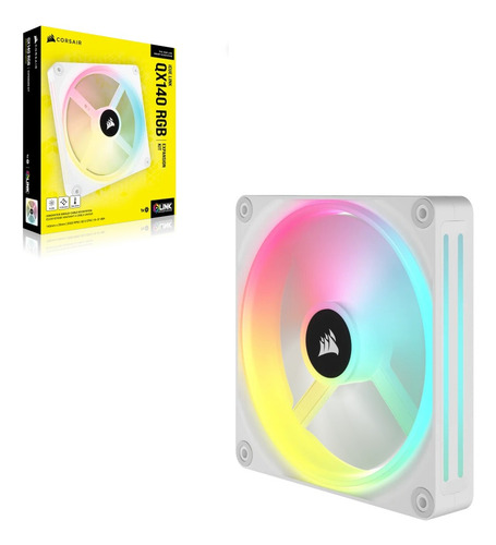 Ventilador Corsair Icue Link Qx140 Rgb 140mm Magnetic Rgb Rgb