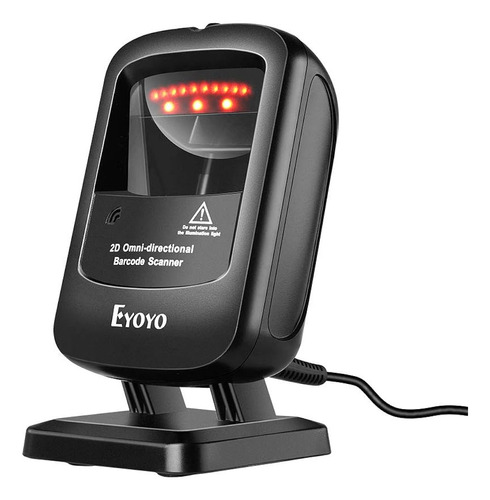 Eyoyo 1d 2d Desktop Barcode Scanner, Omnidirectional Hands-f