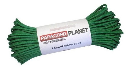 Paracord Planet 550 lb 100  & ;apos;hank De Pie Kelly Verde 