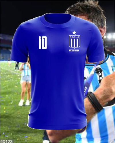 Racing Campeon Recopa Con Numero Y Nombre A Eleccion