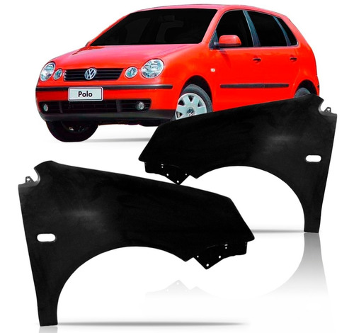 Paralama Polo 2003 2004 2005 2006 Com Furo Pisca Lateral