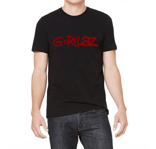 Imagen 2 de 6 de Remera Gorillaz Rock Música Algodón Hombre Mujer Niños