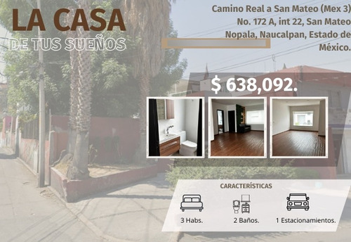 Casa En San Mateo Napola Naucalpan  / Gv16 - Di 82