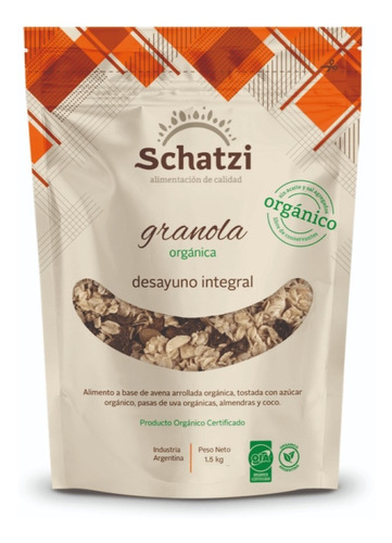 Granola Orgánica Desayuno Integral - Schatzi - 1,5kg