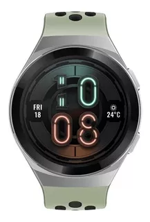 Huawei Watch GT 2e 1.39" caja 46mm de metal y plástico stainless steel, malla mint green de tpu HCT-B19