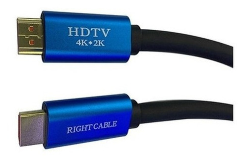 Imagen 1 de 4 de Cable Hdmi 4k Hd - 1.5m - Ultra Resistente