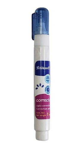 Corrector Líquido Blanco Tipo Pluma 7 Ml Correcto Pelikan