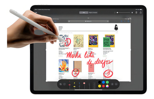 iPad Pro 2nd generation 2020 A2228 11" 256GB cinza-espacial 6GB de memoria RAM - Excelente (Recondicionado)