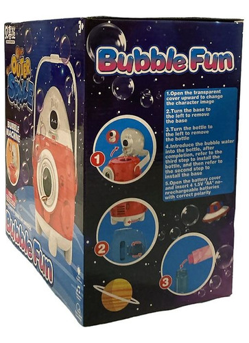  Bubble Fun - Maquina De Burbujas Nave Espacial Azul