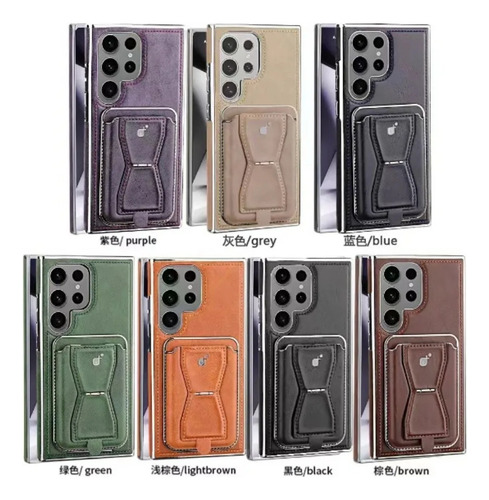 Capa De Couro Galvanizado Para Samsung Galaxy