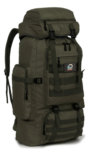 Mochila Militar Camping  Viaje 70lts Mochilero Trekking