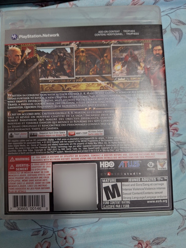 Game Of Thrones Ps3 (Usado)