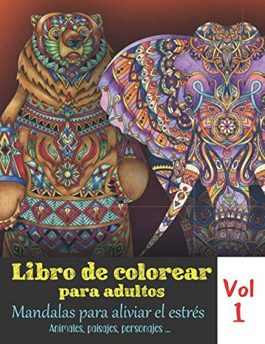 Libro De Colorear Para Adultos Mandalas Para Aliviar El Estr