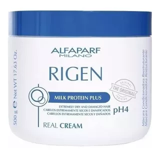 Alfaparf Rigen Real Cream Milk Protein Plus Ph4 De 500gms