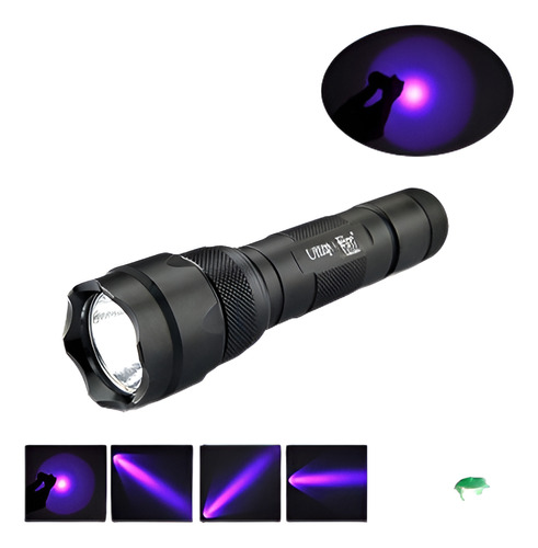 Portátil 501b 395nm Ultravioleta Uv Luz Negra Luz De Lintern