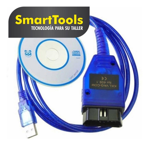Imagen 3 de 6 de Scanner Vag Com 409.1 Kkl Multiscan Fiat Vw Audi