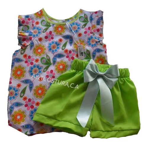 Modas de short y blusas para niñas hotsell