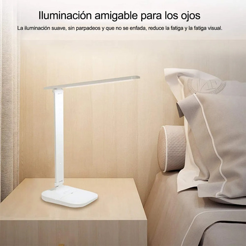 Imagen 7 de 9 de Lámpara Led De Lectura Para Escritorio, Recargable Usb