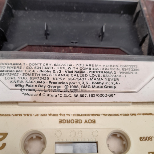 Imagem 5 de 7 de Fita Cassete K7 4 Unidades Originais Pop Rock Eua E Inglês