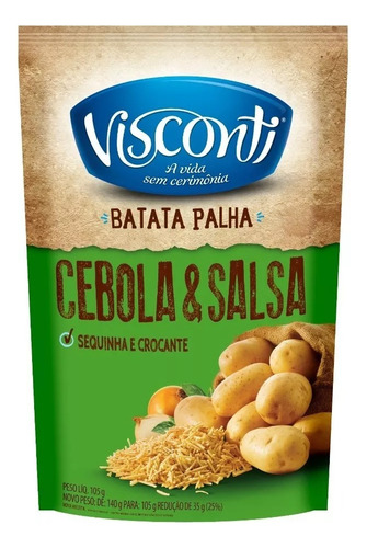 Batata Palha Cebola E Salsa Visconti 105g