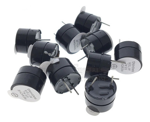 Imagen 3 de 7 de Pack 10 Buzzer Pasivo Universal 5v 30ma 2khz