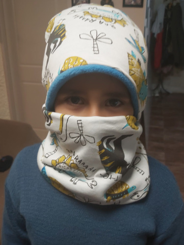 Gorro Y Cuello Niños Bebés 